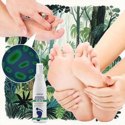 New User Offer🔥Tea Tree Oil Foot Care Spray – Premium Foot &amp; Nail Moisturizer, Odor Eliminator, and Crack Relief Solution