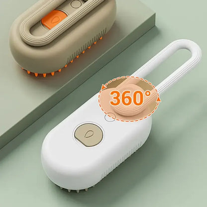 3-in-1 Pet Spray & Massage Brush with Essential oils FREE!