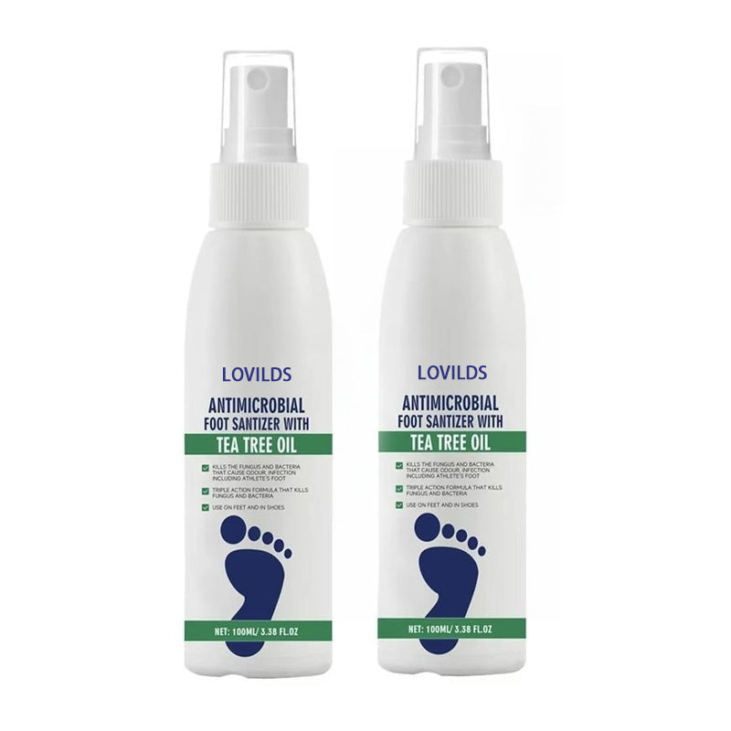 New User Offer🔥Tea Tree Oil Foot Care Spray – Premium Foot &amp; Nail Moisturizer, Odor Eliminator, and Crack Relief Solution
