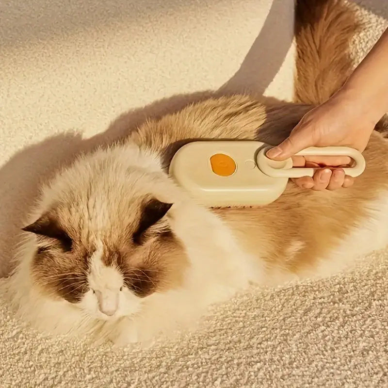 3-in-1 Pet Spray & Massage Brush with Essential oils FREE!
