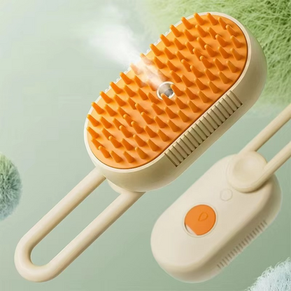 3-in-1 Pet Spray & Massage Brush with Essential oils FREE!